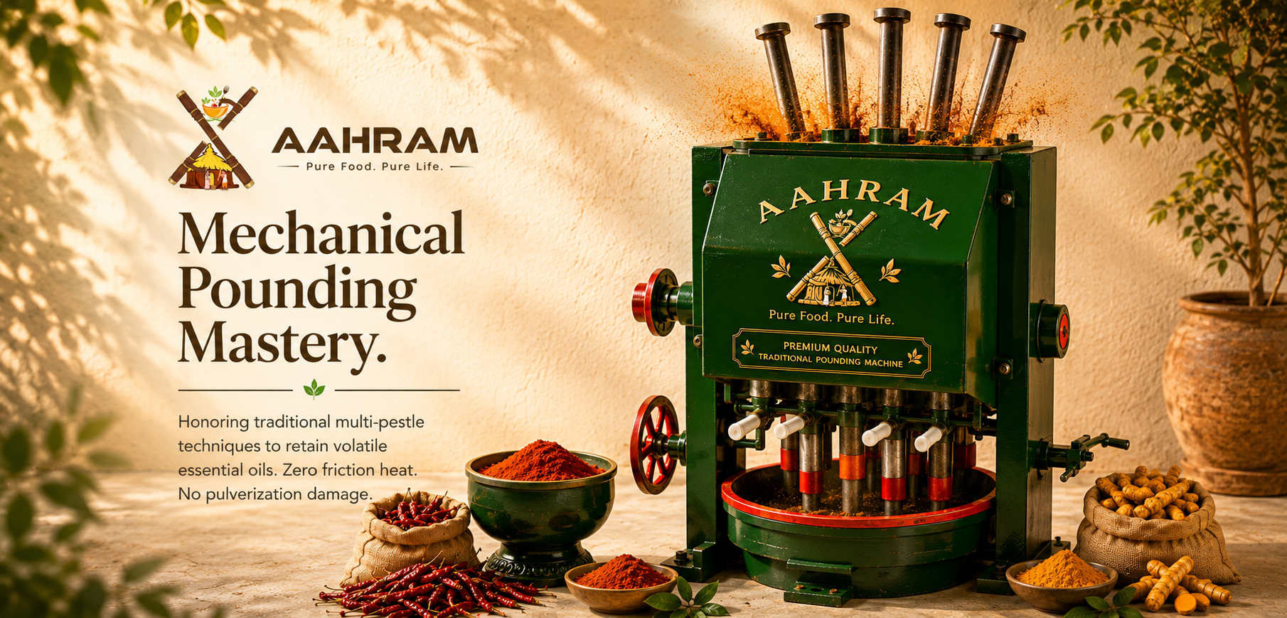 Mechanical Pounding Machine